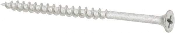 Value Collection - #8 Bugle Head, Phillips Steel Deck Screw - 3" OAL, Galvanized, Grade 2 - Americas Industrial Supply