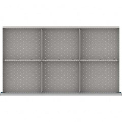 LISTA - 6-Compartment Drawer Divider Layout for 3.15" High Drawers - Americas Industrial Supply