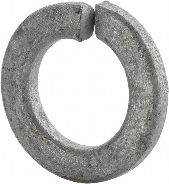 Value Collection - 3/4", 0.636" ID, 0.156" Thick Split Lock Washer - Steel, Hot Dipped Galvanized Finish, 0.636" Min ID, 0.641" Max ID, 1.073" Min OD, 1.079" Max OD - Americas Industrial Supply