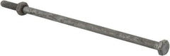 Value Collection - 1/4-20 Thread, 7" Length Under Head, Steel Hex Head Bolt - Hot Dipped Galvanized Coated, 7/16" Hex, ANSI/ASME B18.2.2 & ASME B18.2.1, Grade 2 - Americas Industrial Supply