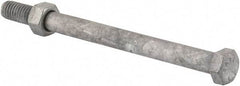 Value Collection - 3/8-16 Thread, 5" Length Under Head, Steel Hex Head Bolt - Hot Dipped Galvanized Coated, 9/16" Hex, UNC Thread, ANSI/ASME B18.2.2 & ASME B18.2.1, Grade 2 - Americas Industrial Supply