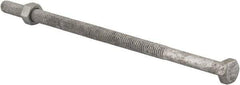 Value Collection - 3/8-16 Thread, 8" Length Under Head, Steel Hex Head Bolt - Hot Dipped Galvanized Coated, 9/16" Hex, UNC Thread, ANSI/ASME B18.2.2 & ASME B18.2.1, Grade 2 - Americas Industrial Supply