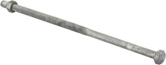 Value Collection - 3/8-16 Thread, 10" Length Under Head, Steel Hex Head Bolt - Hot Dipped Galvanized Coated, 9/16" Hex, ANSI/ASME B18.2.2 & ASME B18.2.1, Grade 2 - Americas Industrial Supply