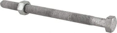 Value Collection - 1/2-13 Thread, 7" Length Under Head, Steel Hex Head Bolt - Hot Dipped Galvanized Coated, 3/4" Hex, UNC Thread, ANSI/ASME B18.2.2 & ASME B18.2.1, Grade 2 - Americas Industrial Supply