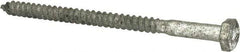 Value Collection - 1/4" Screw, 4" Length Under Head, Steel, Hex Head Lag Screw - Hot Dipped Galvanized, AISI 1006, ASME B18.2.1 Fastner, Grade 1006-1022 - Americas Industrial Supply