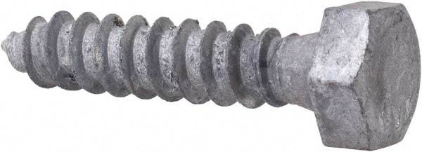 Value Collection - 5/16" Screw, 1-1/2" Length Under Head, Steel, Hex Head Lag Screw - Hot Dipped Galvanized, AISI 1006, ASME B18.2.1 Fastner, Grade 1006-1022 - Americas Industrial Supply