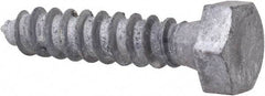 Value Collection - 5/16" Screw, 1-1/2" Length Under Head, Steel, Hex Head Lag Screw - Hot Dipped Galvanized, AISI 1006, ASME B18.2.1 Fastner, Grade 1006-1022 - Americas Industrial Supply