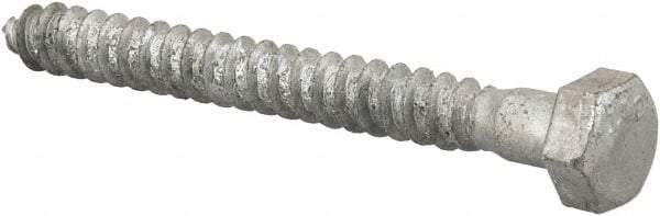 Value Collection - 5/16" Screw, 3" Length Under Head, Steel, Hex Head Lag Screw - Hot Dipped Galvanized, AISI 1006, ASME B18.2.1 Fastner, Grade 1006-1022 - Americas Industrial Supply