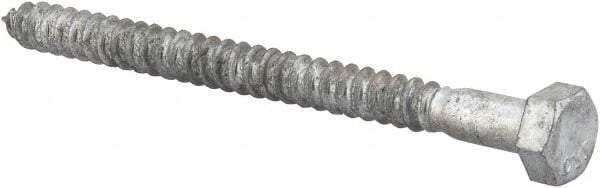 Value Collection - 5/16" Screw, 4" Length Under Head, Steel, Hex Head Lag Screw - Hot Dipped Galvanized, AISI 1006, ASME B18.2.1 Fastner, Grade 1006-1022 - Americas Industrial Supply