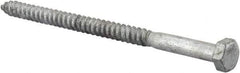 Value Collection - 5/16" Screw, 5" Length Under Head, Steel, Hex Head Lag Screw - Hot Dipped Galvanized, AISI 1006, ASME B18.2.1 Fastner, Grade 1006-1022 - Americas Industrial Supply