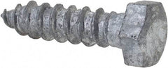 Value Collection - 3/8" Screw, 1-1/2" Length Under Head, Steel, Hex Head Lag Screw - Hot Dipped Galvanized, AISI 1006, ASME B18.2.1 Fastner, Grade 1006-1022 - Americas Industrial Supply
