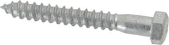 Value Collection - 3/8" Screw, 3" Length Under Head, Steel, Hex Head Lag Screw - Hot Dipped Galvanized, AISI 1006, ASME B18.2.1 Fastner, Grade 1006-1022 - Americas Industrial Supply