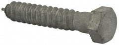 Value Collection - 5/8" Screw, 3-1/2" Length Under Head, Steel, Hex Head Lag Screw - Hot Dipped Galvanized, AISI 1006, ASME B18.2.1 Fastner, Grade 1006-1022 - Americas Industrial Supply