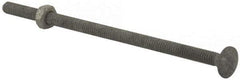 Value Collection - 1/4-20 UNC 5-1/2" Length Under Head, Standard Square Neck, Carriage Bolt - 1006-1050 Steel, Galvanized Zinc-Plated Finish - Americas Industrial Supply