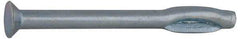 Value Collection - 1/4" Diam, 1/4" Drill, 1-1/2" OAL, 1" Min Embedment Split-Drive Concrete Anchor - Steel, Zinc-Plated Finish, Flat Head - Americas Industrial Supply