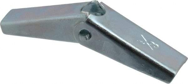Value Collection - 1/8" Screw, 1/8" Diam, 3" Long, Toggle Bolt Drywall & Hollow Wall Anchor - 1/8" Drill, Zinc Plated, Steel, Use in Concrete, & Masonry, Hollow Tile, Plaster & Wallboard - Americas Industrial Supply