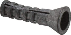 Value Collection - 1/4" Diam, 1/4" Drill, 1" OAL, 1" Min Embedment Plug Concrete Anchor - Lead Alloy - Americas Industrial Supply