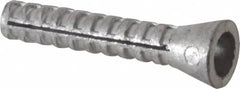 Value Collection - 1/4" Diam, 1/4" Drill, 1-1/2" OAL, 1" Min Embedment Plug Concrete Anchor - Lead Alloy - Americas Industrial Supply