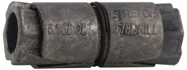 Value Collection - 3/4" Diam, 1-1/4" Drill, 2-7/8" OAL, 2" Min Embedment Double Expansion Concrete Anchor - Zinc - Americas Industrial Supply