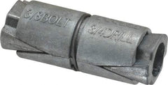 Value Collection - 3/8" Diam, 3/4" Drill, 1-1/2" OAL, Double Expansion Concrete Anchor - Zinc - Americas Industrial Supply