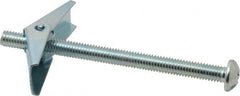 Value Collection - 3/8" Screw, 3/8" Diam, 5" Long, Toggle Bolt Drywall & Hollow Wall Anchor - 3/8" Drill, Zinc Plated, Steel, Use in Concrete, & Masonry, Hollow Tile, Plaster & Wallboard - Americas Industrial Supply