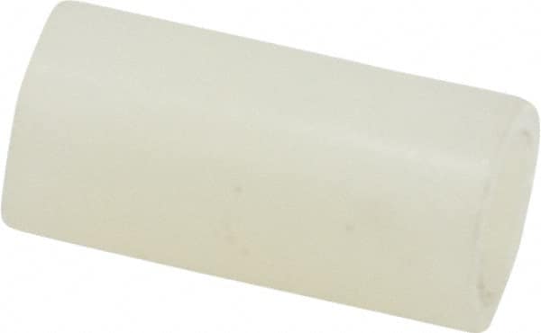 Made in USA - 0.14" ID x 1/4" OD, #6 Screw, Grade 6/6 Nylon Female Unthreaded Circuit Board Spacer - Round Body, 1/2" OAL - Americas Industrial Supply