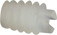 Made in USA - #4-40 UNC, 1/8" Length of Thread, Soft Tip Point Set Screw - Nylon - Americas Industrial Supply