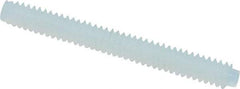 Made in USA - #4-40 UNC, 1" Length of Thread, Soft Tip Point Set Screw - Nylon - Americas Industrial Supply
