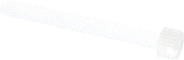 Made in USA - #4-40 UNC Hex Socket Drive, Socket Cap Screw - Grade 6/6 Nylon, Uncoated, Fully Threaded, 1" Length Under Head - Americas Industrial Supply