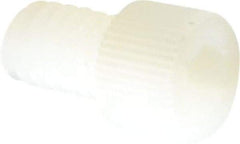 Made in USA - 1/4-20 UNC Hex Socket Drive, Socket Cap Screw - Grade 6/6 Nylon, Uncoated, Fully Threaded, 3/8" Length Under Head - Americas Industrial Supply