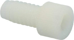 Made in USA - 1/4-20 UNC Hex Socket Drive, Socket Cap Screw - Grade 6/6 Nylon, Uncoated, Fully Threaded, 1/2" Length Under Head - Americas Industrial Supply