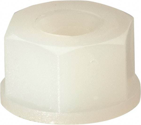 Made in USA - #6-32 UNC Hex Lock Nut with Nylon Insert - 5.08mm High - Americas Industrial Supply