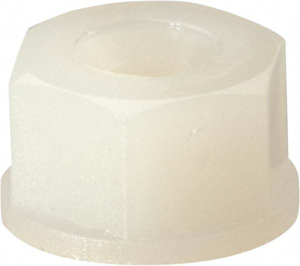 Made in USA - #8-32 UNC Hex Lock Nut with Nylon Insert - 5.84mm High - Americas Industrial Supply