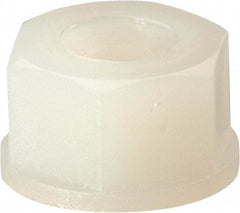 Made in USA - #8-32 UNC Hex Lock Nut with Nylon Insert - 5.84mm High - Americas Industrial Supply