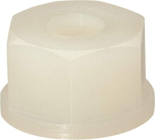 Made in USA - #10-24 UNC Hex Lock Nut with Nylon Insert - 1/4" High - Americas Industrial Supply