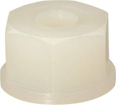 Made in USA - #10-24 UNC Hex Lock Nut with Nylon Insert - 1/4" High - Americas Industrial Supply