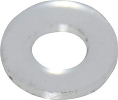 Made in USA - #2 Screw, Grade 6/6 Nylon Standard Flat Washer - 2.39mm ID x 4.78mm OD, 0.51mm Thick - Americas Industrial Supply