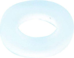 Made in USA - #4 Screw, Grade 6/6 Nylon Standard Flat Washer - 3.05mm ID x 5.54mm OD, 0.94mm Thick - Americas Industrial Supply