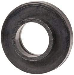 Made in USA - #6 Screw, 3/64" Shoulder Length, Nylon Shoulder Washer - Black, 0.29" Flange Diam, 3/64" Flange Thickness, 0.14" ID, 0.17" OD - Americas Industrial Supply