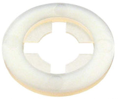 Made in USA - 3/8" Screw, 0.35" ID, Nylon Internal Tooth Lock Washer - 57/64" OD, Grade 6/6 - Americas Industrial Supply