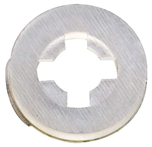 Made in USA - #2 Screw, 0.078" ID, Nylon Internal Tooth Lock Washer - 13/64" OD, Grade 6/6 - Americas Industrial Supply