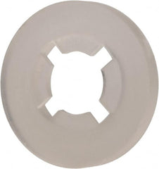 Made in USA - #4 Screw, 0.102" ID, Nylon Internal Tooth Lock Washer - 17/64" OD, Grade 6/6 - Americas Industrial Supply