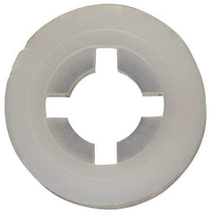 Made in USA - #6 Screw, 0.128" ID, Nylon Internal Tooth Lock Washer - 21/64" OD, Grade 6/6 - Americas Industrial Supply