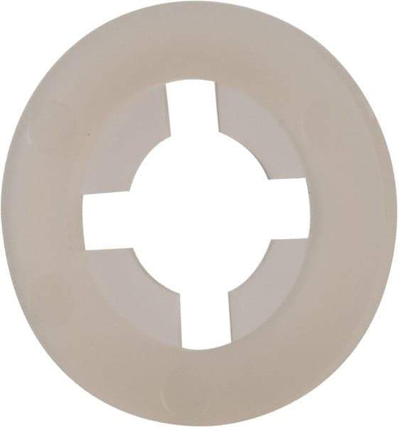 Made in USA - 5/16" Screw, 0.292" ID, Nylon Internal Tooth Lock Washer - 47/64" OD, Grade 6/6 - Americas Industrial Supply