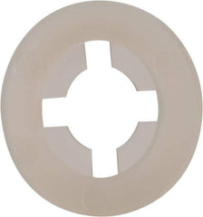 Made in USA - 5/16" Screw, 0.292" ID, Nylon Internal Tooth Lock Washer - 47/64" OD, Grade 6/6 - Americas Industrial Supply