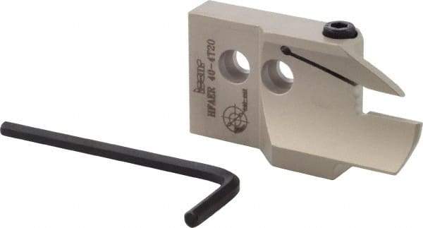 Iscar - 4mm Groove Width, 20mm Max Depth of Cut, Right Hand Cut, HFAE Indexable Grooving Blade - DGN/DGNC/DGNM-C, DGN/DGNM-J/JS/JT, DGN-UT/UA, GRIP, HFPR/L, HGPL Insert Style, Series Heliface - Americas Industrial Supply