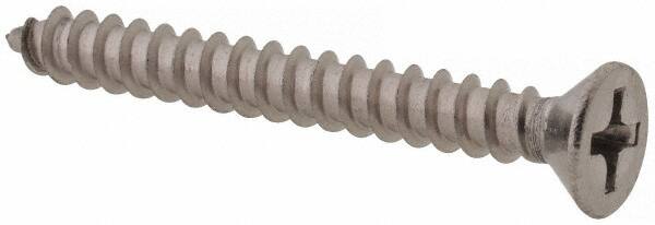 Value Collection - #6, 1-1/4" OAL, Phillips Drive, Flat Head Wood Screw - Americas Industrial Supply