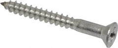 Value Collection - #8, 1-1/2" OAL, Phillips Drive, Flat Head Wood Screw - Stainless Steel, Grade 18-8 - Americas Industrial Supply