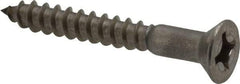 Value Collection - #10, 1-1/2" OAL, Phillips Drive, Flat Head Wood Screw - Stainless Steel, Grade 18-8 - Americas Industrial Supply