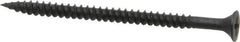 Value Collection - #8, 2-1/2" OAL, Phillips Drive Bugle Head, Steel Drywall Screws - Black Phosphate Finish, Grade 2 - Americas Industrial Supply